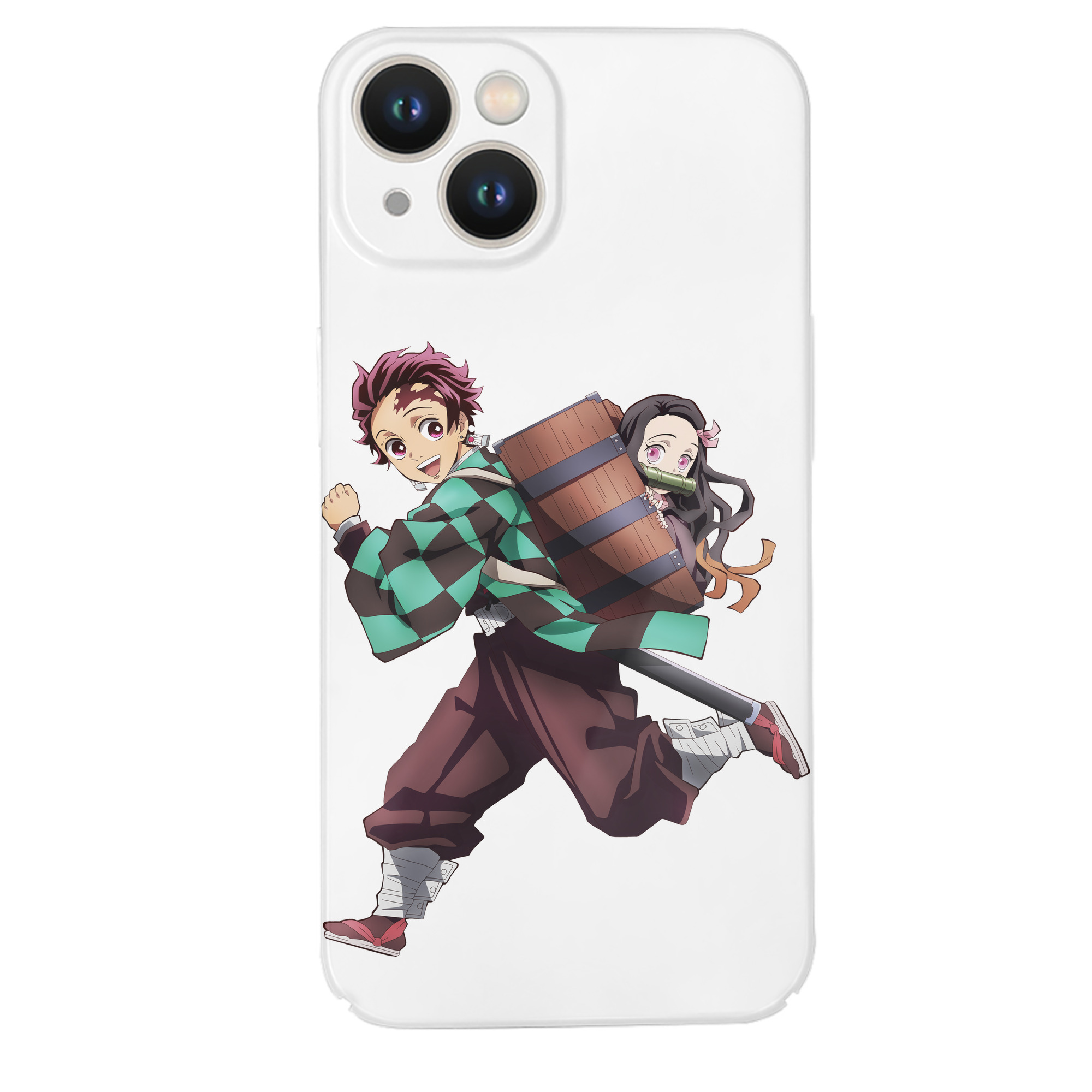 （画像用） 鬼滅の刃 竈門 炭治郎／かまど たんじろう Kamado Tanjirou 【iPhone 14シリーズ対応】ハードケース